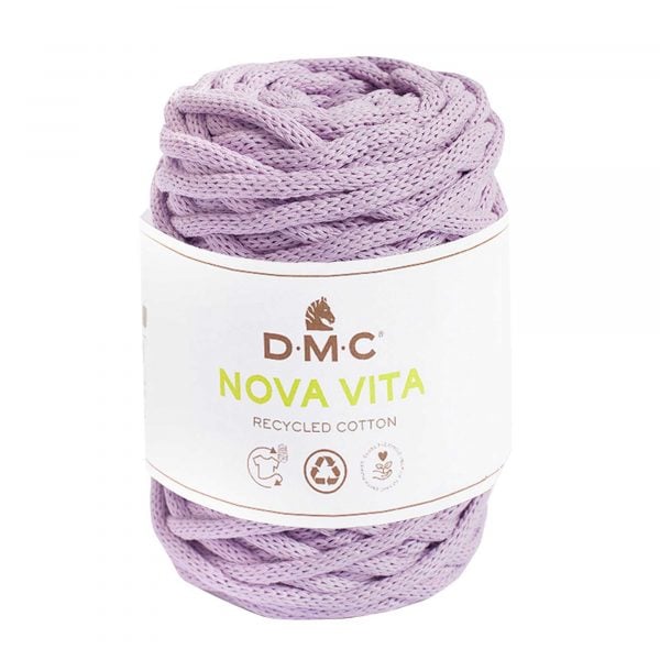 DMC Nova Vita 4mm Recycled Cotton Light Mauve (250g Ball)