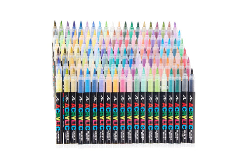 120 Colour Acrylic Paint Markers