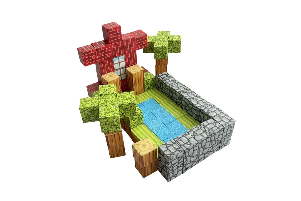 100 Piece Kids Magnetic Block Set