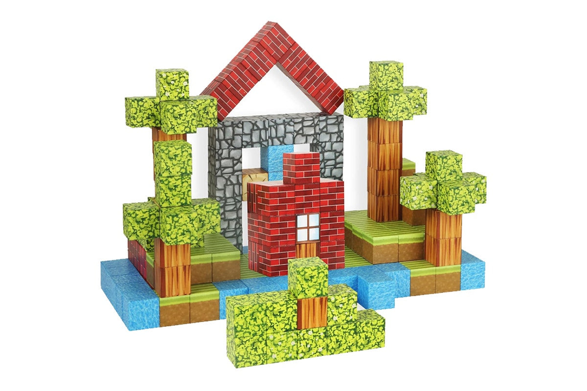 100 Piece Kids Magnetic Block Set