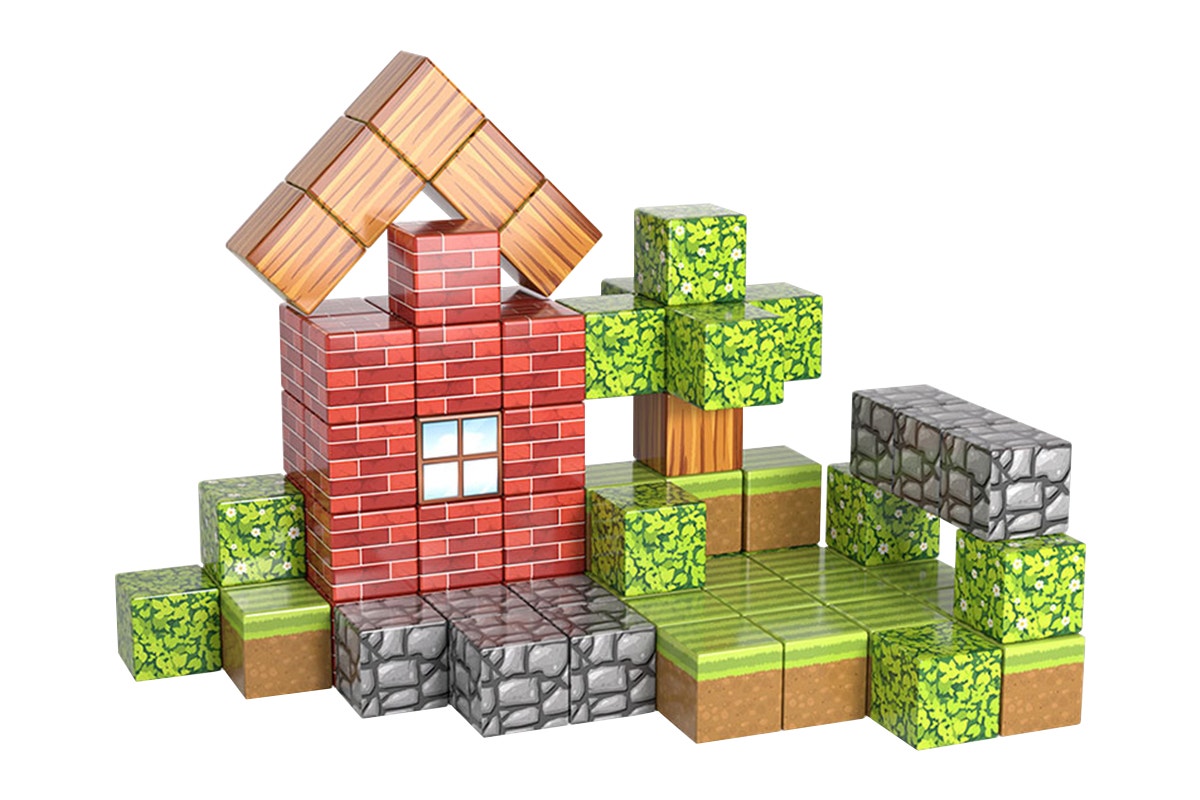 100 Piece Kids Magnetic Block Set