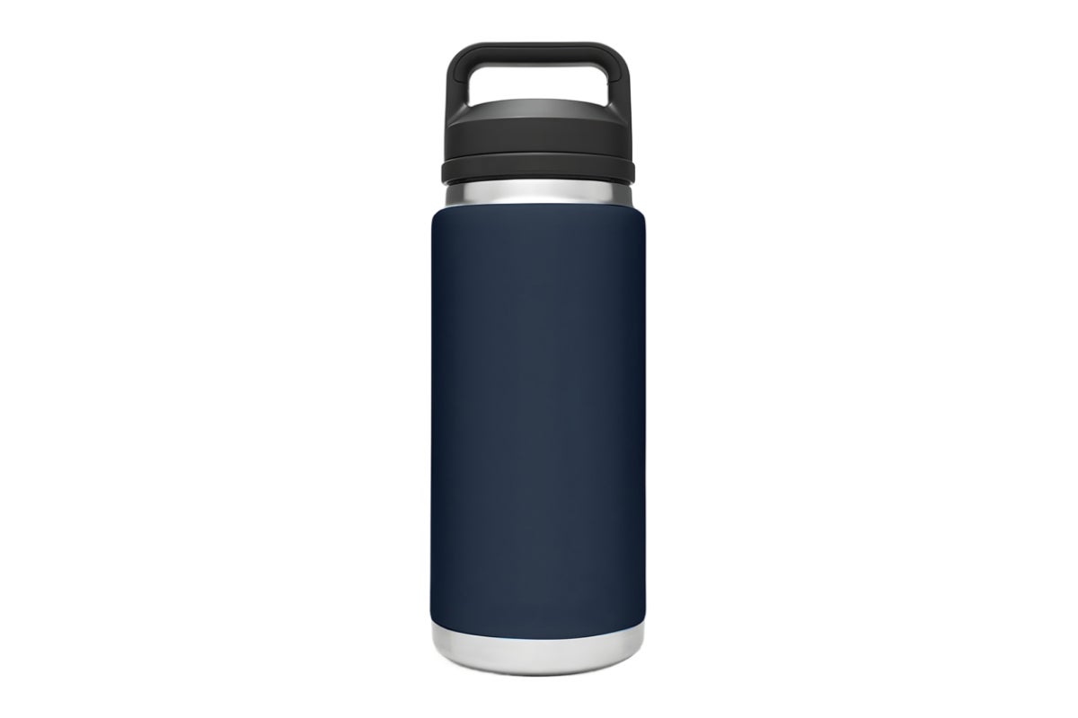 1.2L Stainless Steel Insulated Water Bottle with Chug Cap (Navy)