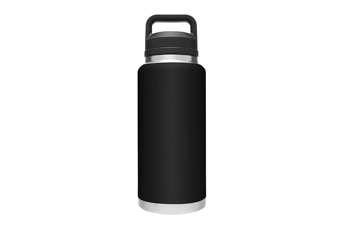 1.2L Stainless Steel Insulated Water Bottle with Chug Cap (Black)