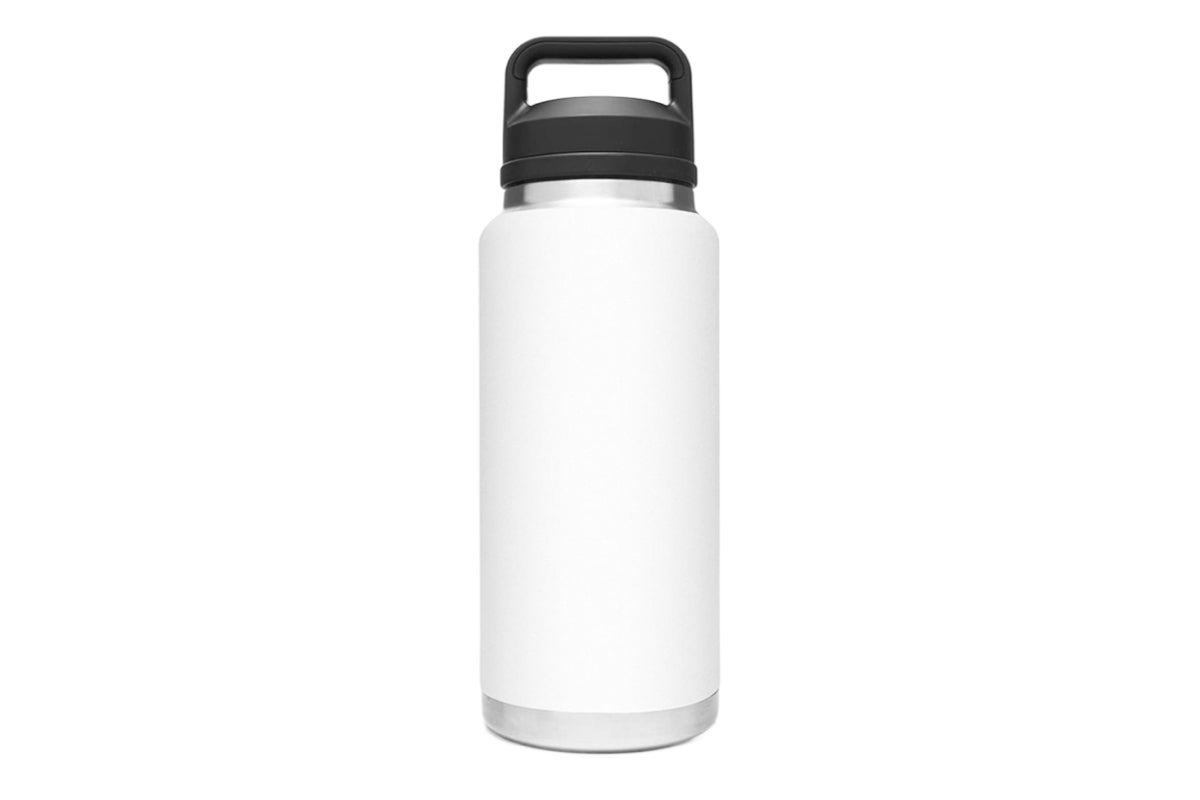 1.2L Stainless Steel Insulated Water Bottle with Chug Cap (White)