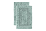 Set of 2 Ovela Cotton Bath Mats (Slate Blue)