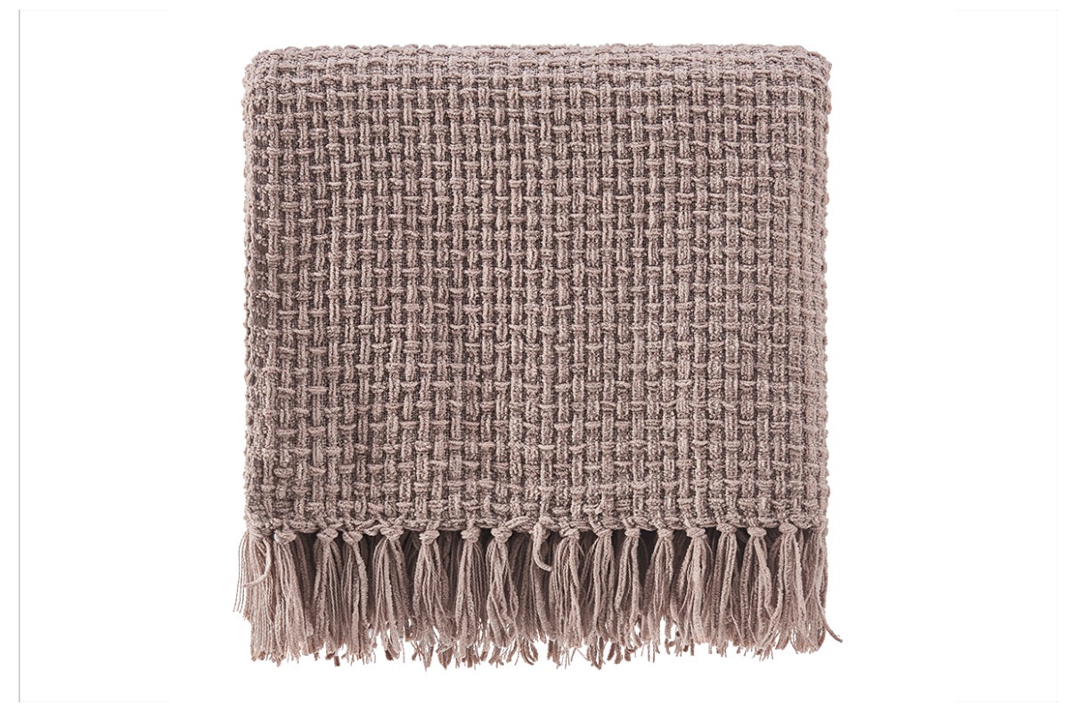 Ovela Chenille Throw (Blush)