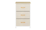 Ovela 3 Drawer Storage Chest (Beige)