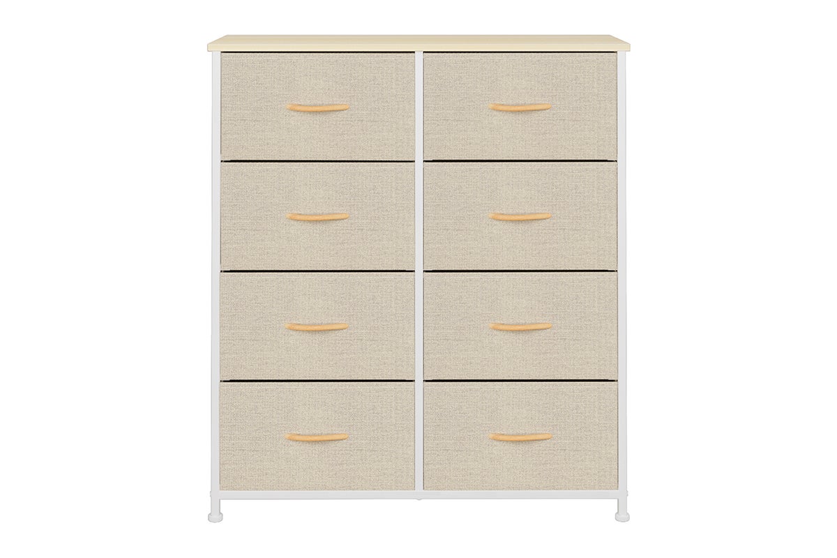 Ovela 8 Drawer Storage Chest (Beige)