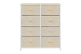 Ovela 8 Drawer Storage Chest (Beige)