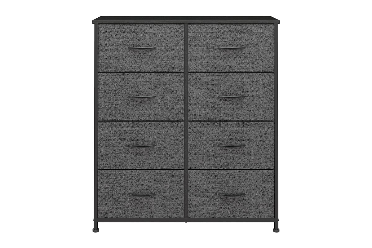 Ovela 8 Drawer Storage Chest (Charcoal)