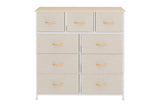 Ovela 9 Drawer Storage Chest (Beige)