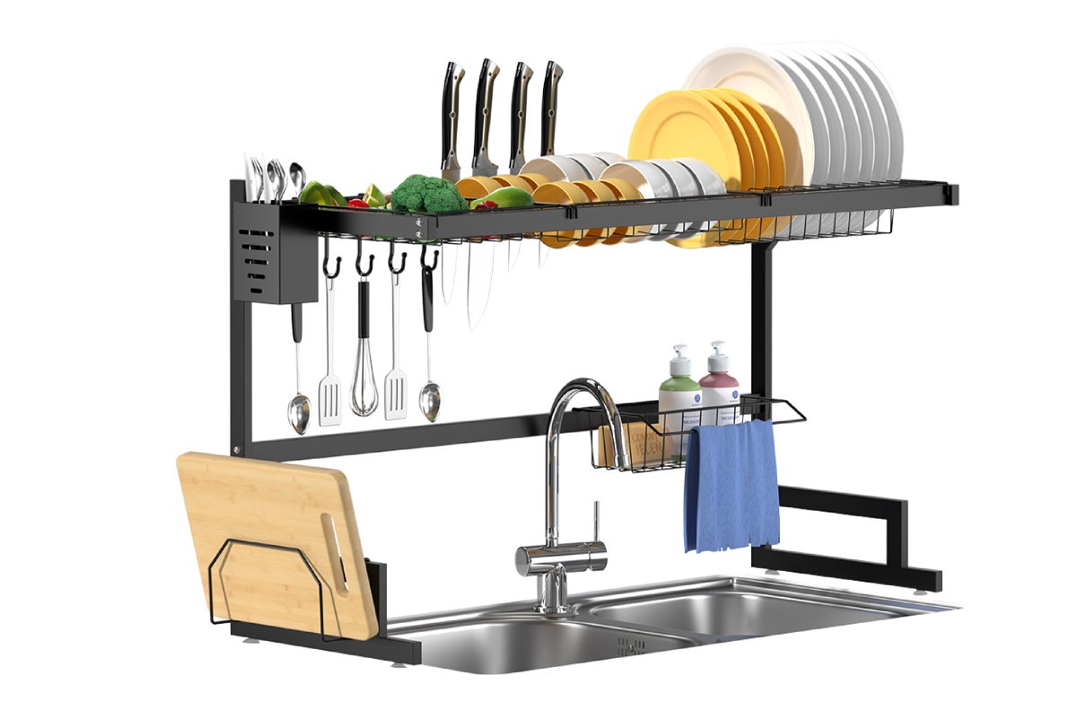 Ovela Over Sink Dish Drying Rack (85cm)