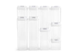 Ovela Flip Top Pantry Storage Container Set (9 Piece)