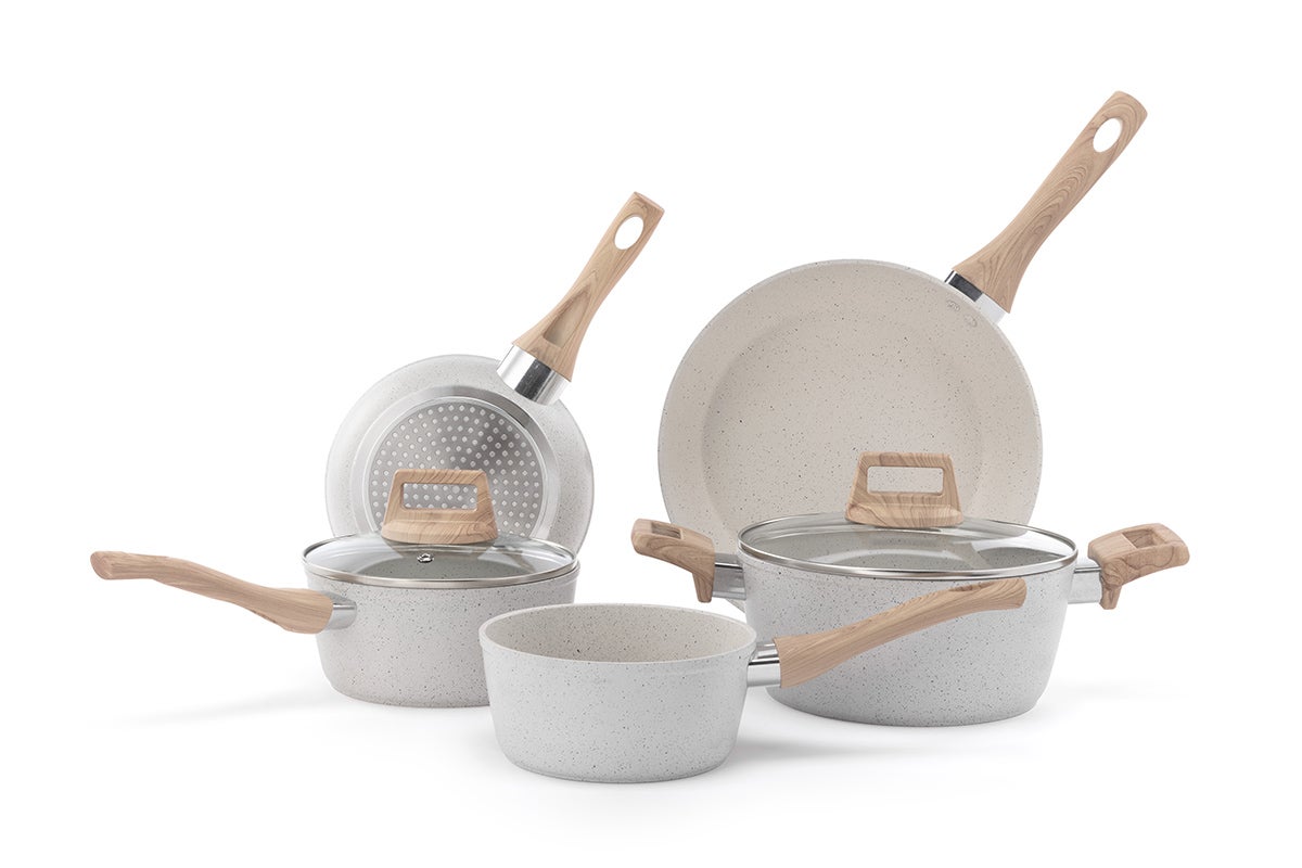 Ovela Granite 5 Piece Non-Stick Induction Cookware Set