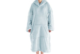 Ovela Extra Long Hoodie Blanket (Light Grey)