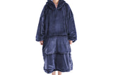 Ovela Extra Long Hoodie Blanket (Navy)