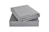 Ovela 100% Natural Bamboo Bed Sheet Set (Silver, King Single)