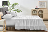 Ovela 100% Natural Bamboo Bed Sheet Set (White, King)