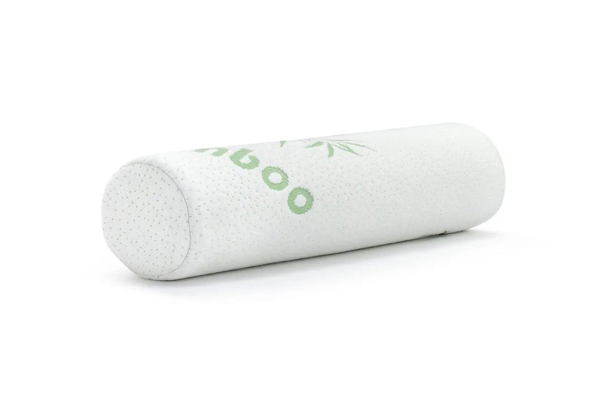 Ovela Set of 2 Memory Foam Neck Roll Bolster Pillows
