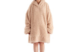 Ovela Sherpa Hoodie Blanket (Natural)
