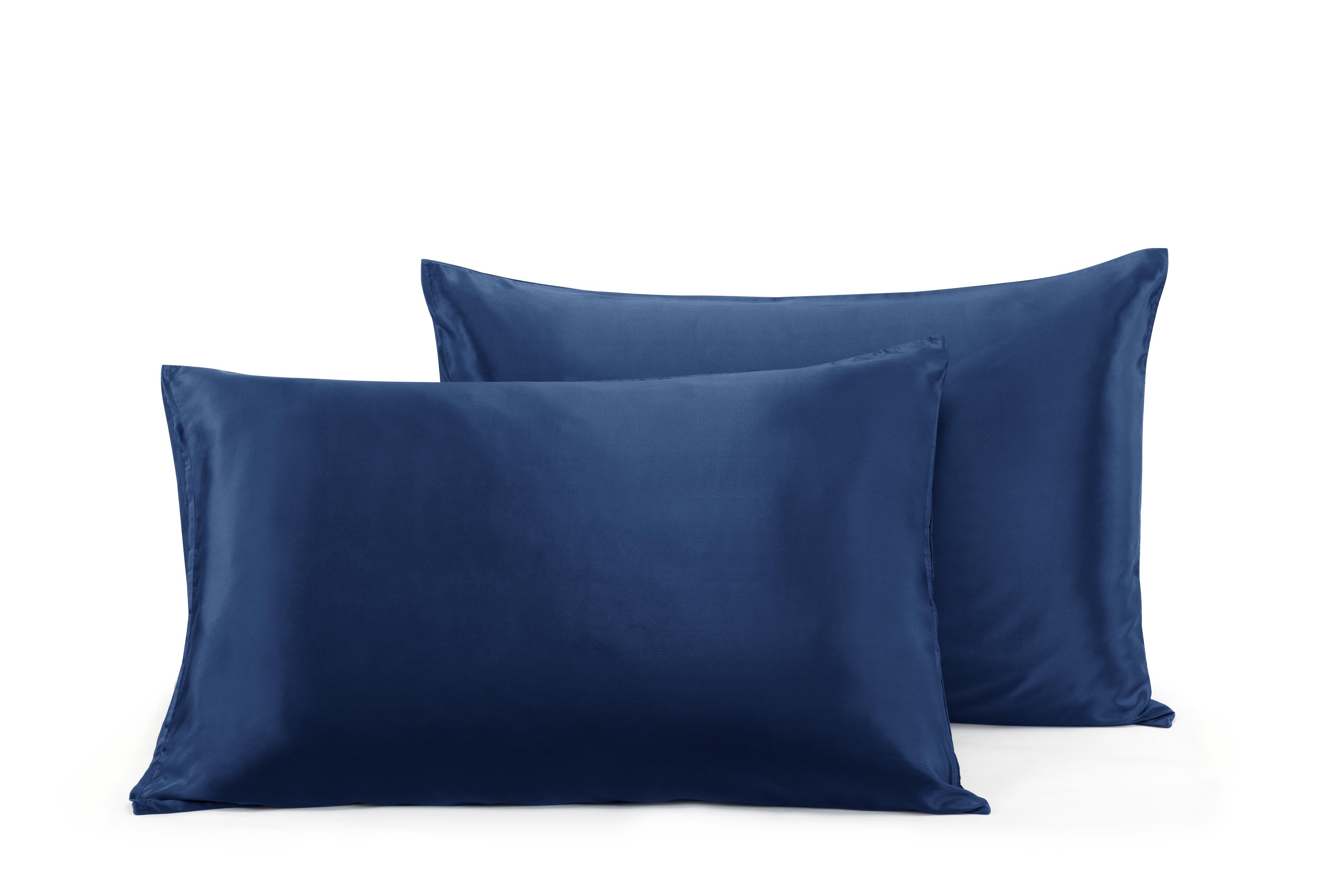 Set of 2 Ovela Mulberry Silk Pillowcases (Navy)
