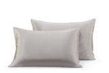 Set of 2 Ovela Mulberry Silk Pillowcases (Silver)