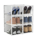 Ovela Shoe Storage Display Box Front Drop (Set of 6)