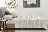 Ovela 1200TC Cotton Rich Bed Sheet Set (Nimbus Cloud, King)