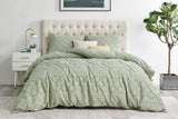 Ovela Tilly Tufted Quilt Cover Set (Desert Sage, Double)