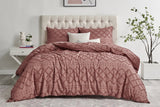 Ovela Tilly Tufted Quilt Cover Set (Desert Sand, Queen)