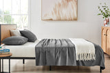 Ovela Ultra Soft Washed Microfibre Bed Sheet Set (Graphite, Queen)