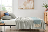 Ovela Ultra Soft Washed Microfibre Bed Sheet Set (Silver, Queen)