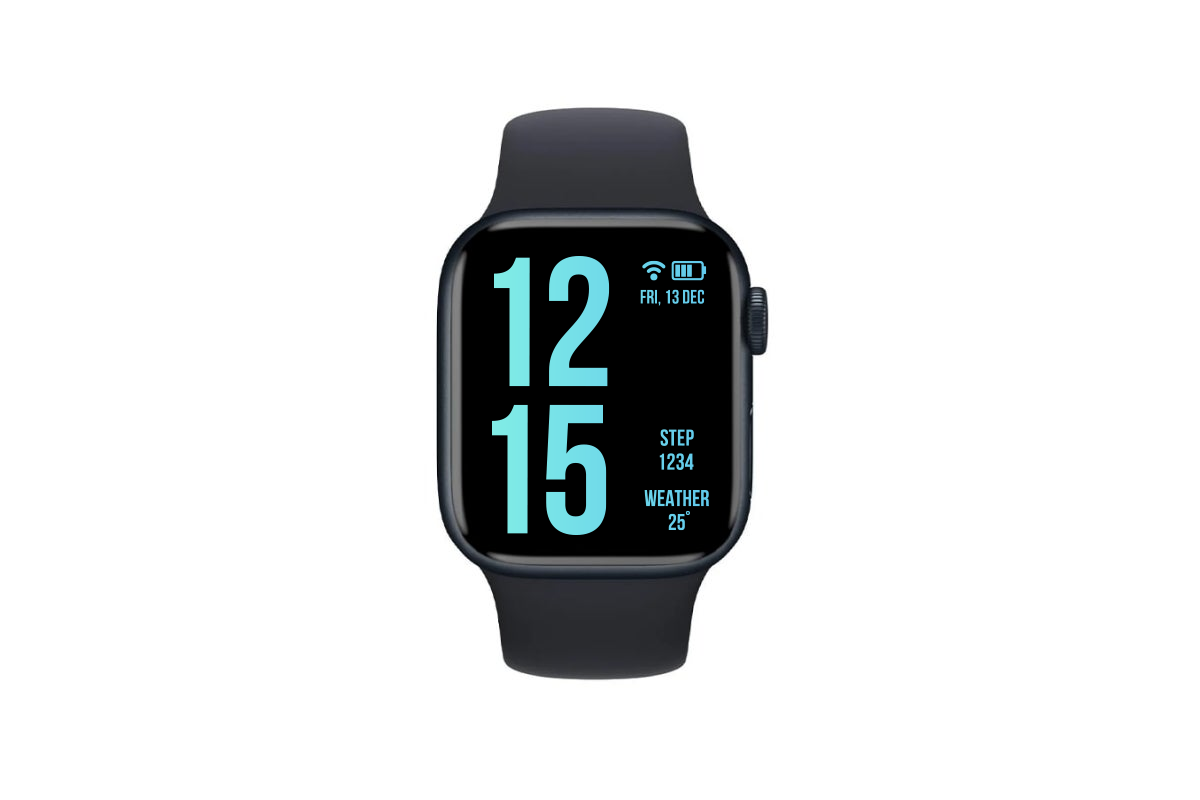Apple Watch Series 10 Jet Black Aluminium Case GPS (Black, 42mm, M/L)