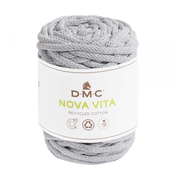 DMC Nova Vita 4mm Recycled Cotton Light Grey (250g Ball)