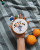 Italian Vase embroidery design