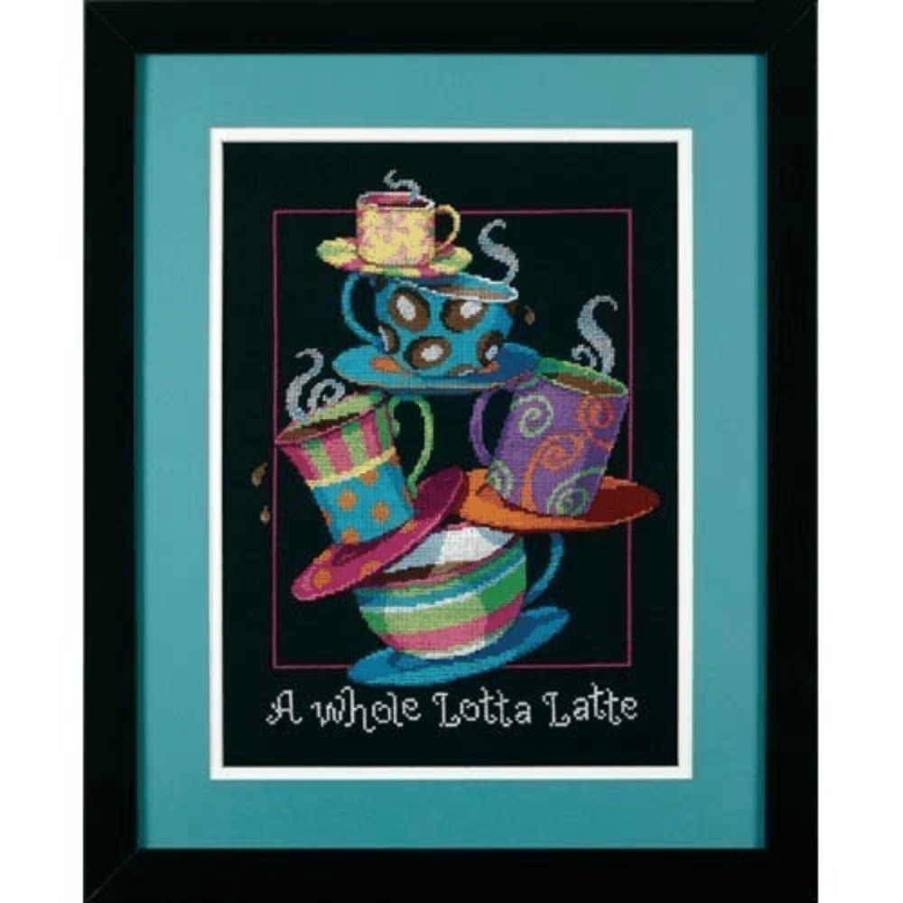 A Whole Lotta Latte, Counted Cross Stitch - Crafty Hobbies Australia