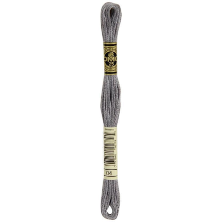 DMC Thread  04 Dark Tin Stranded Cotton