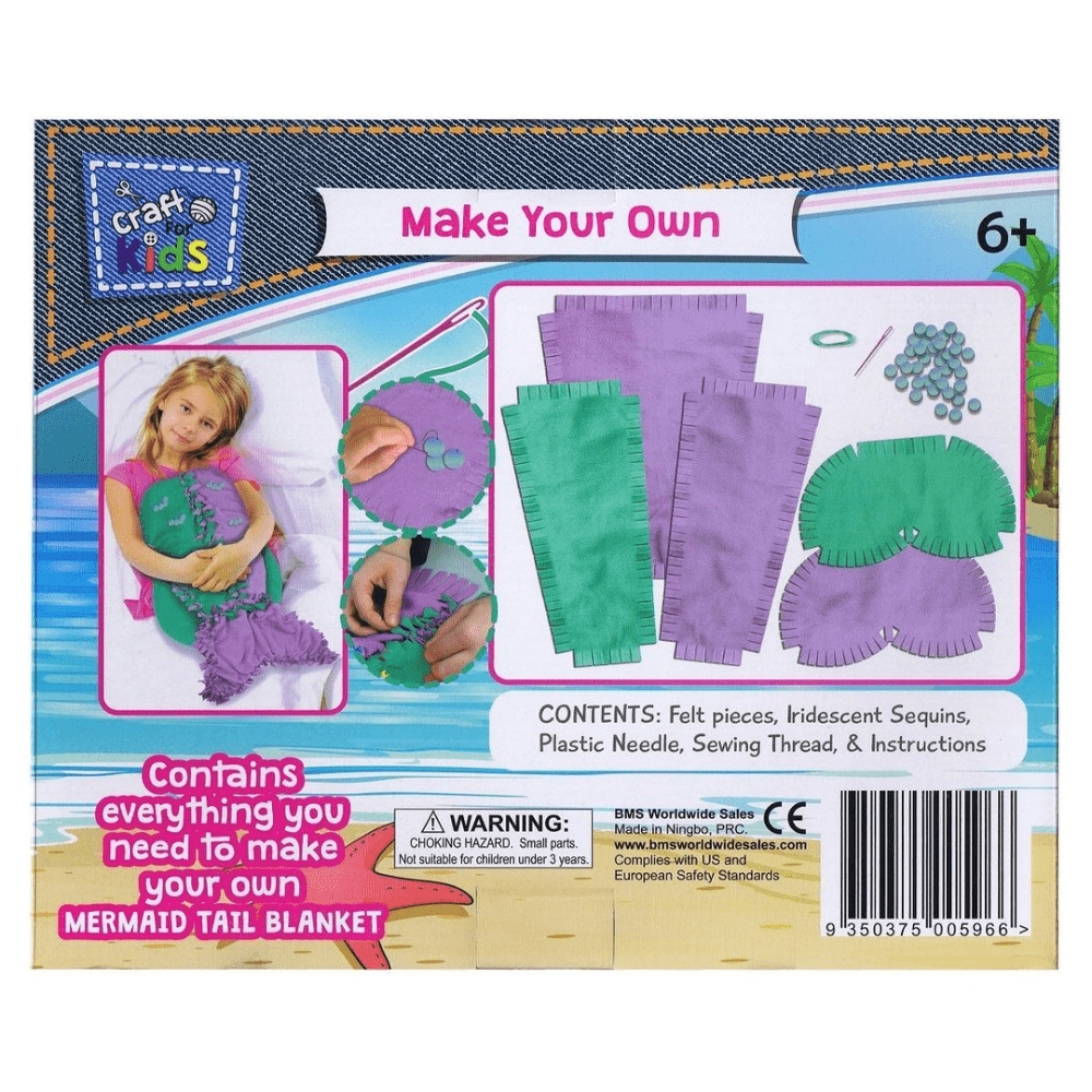 CFK Make Your Own Mermaid Tail Blanket - Crafty Hobbies Australia