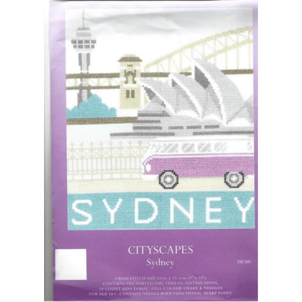 City Scapes Sydney Cross Stitch Kit - Crafty Hobbies Australia