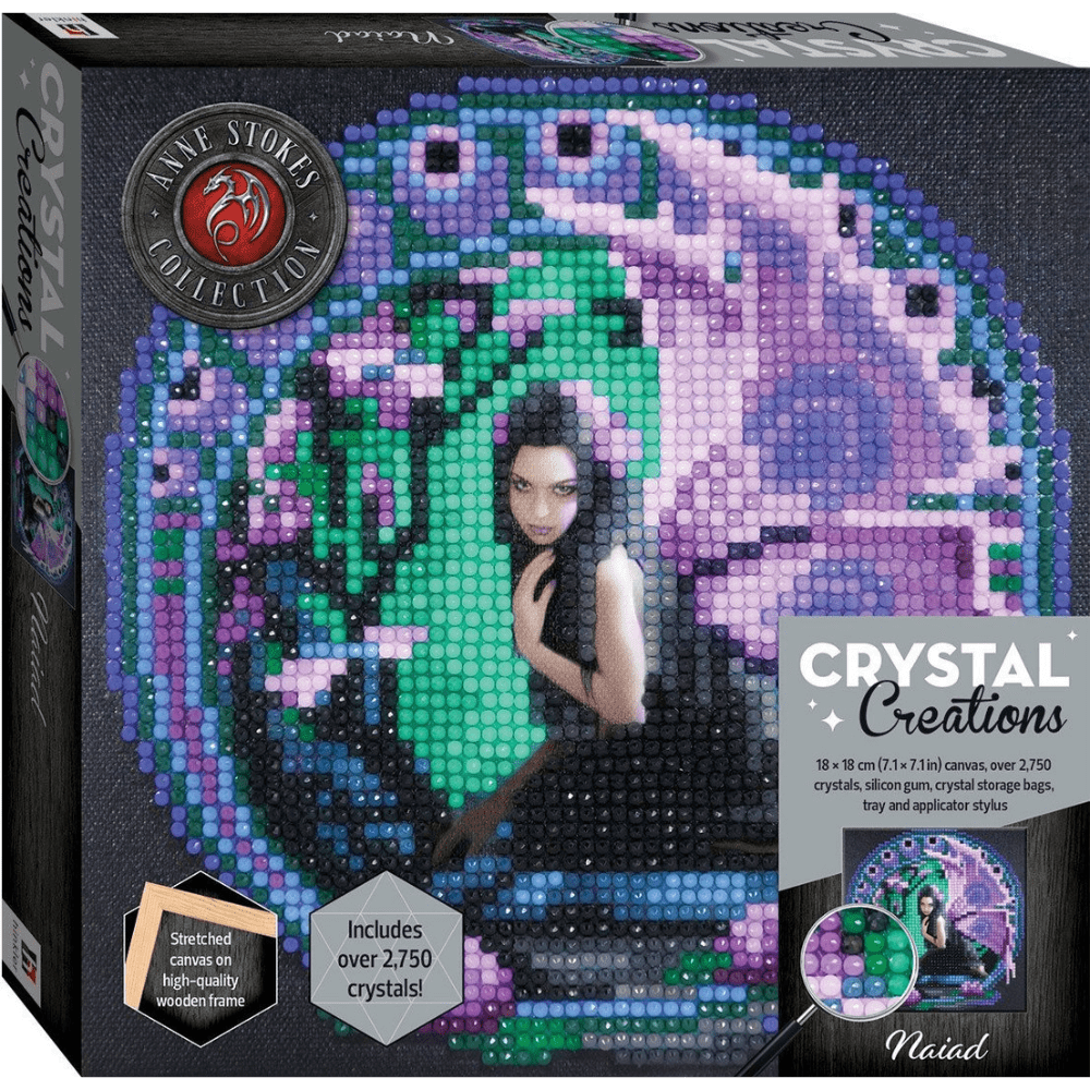 Crystal Craft Canvas: Anne Stokes - Dark Fairy - Crafty Hobbies Australia