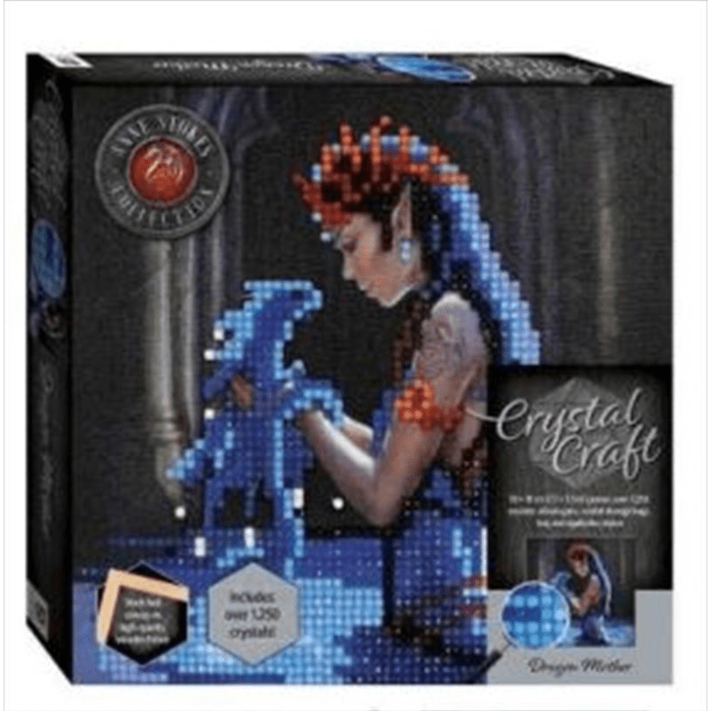 Crystal Craft Canvas Anne Stokes - Water Dragon - Crafty Hobbies Australia