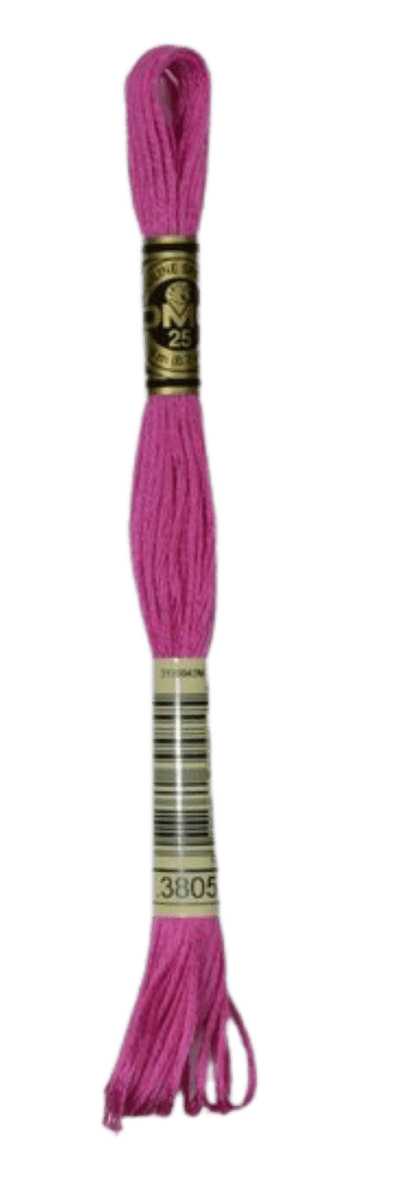 DMC 3805 Cyclamen Pink Stranded Cotton Embroidery Floss