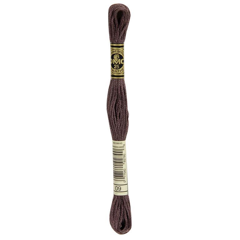 DMC 09 Brown Bismarck Stranded Cotton Embroidery Floss