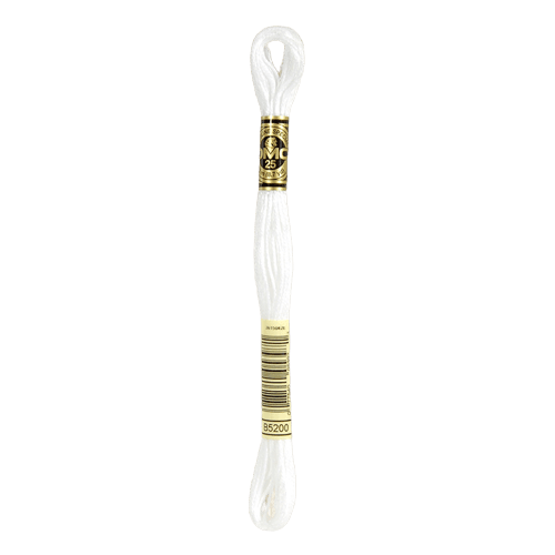 DMC B5200 Snow White Stranded Cotton Embroidery Floss