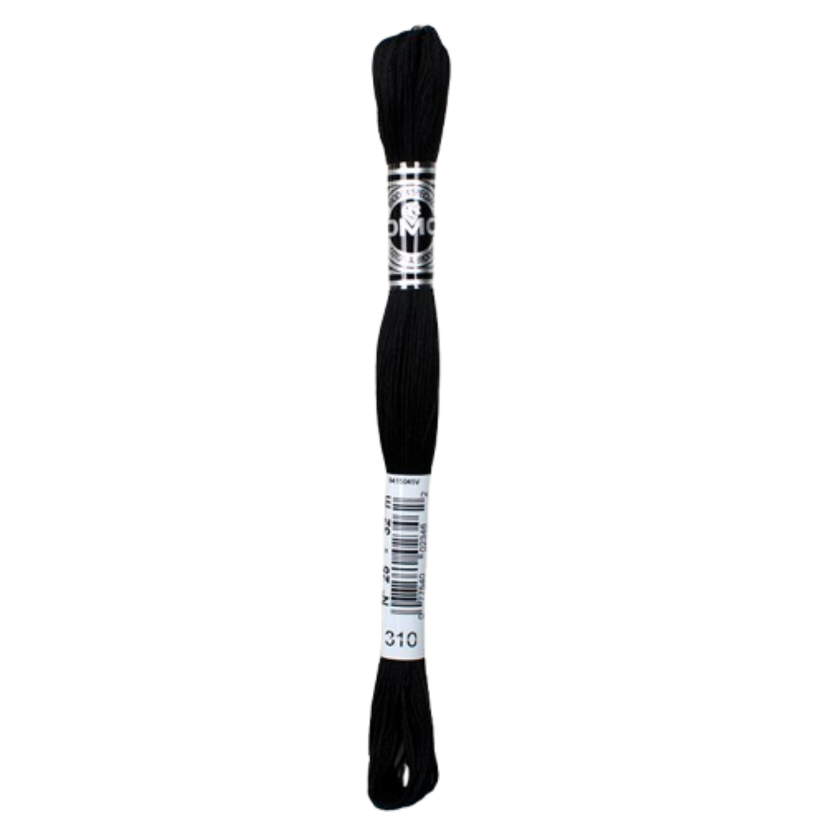 DMC Fine Broder Cotton No.20 310 Black (Skein)