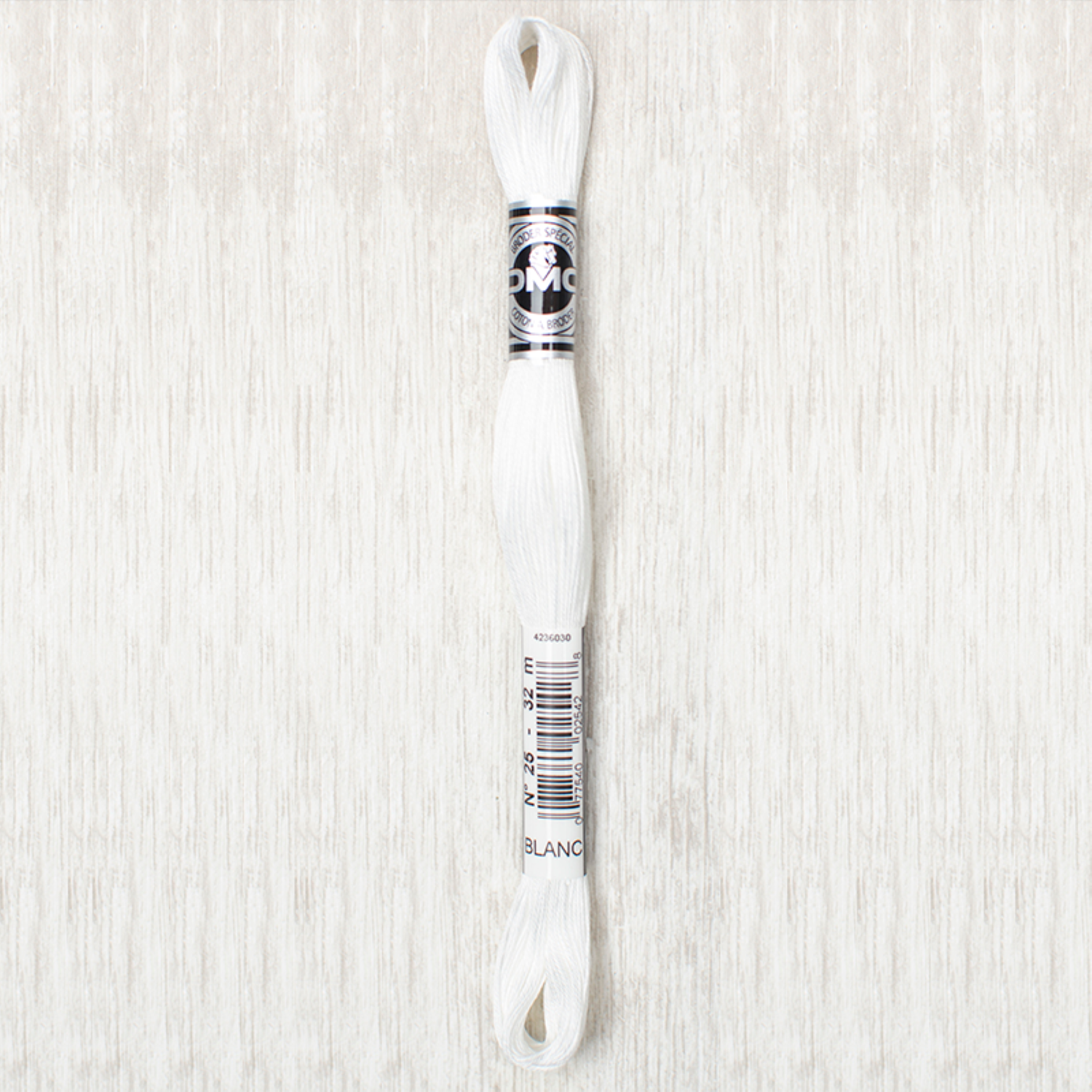 DMC Fine Broder Cotton No.20 BLANC White (Skein)