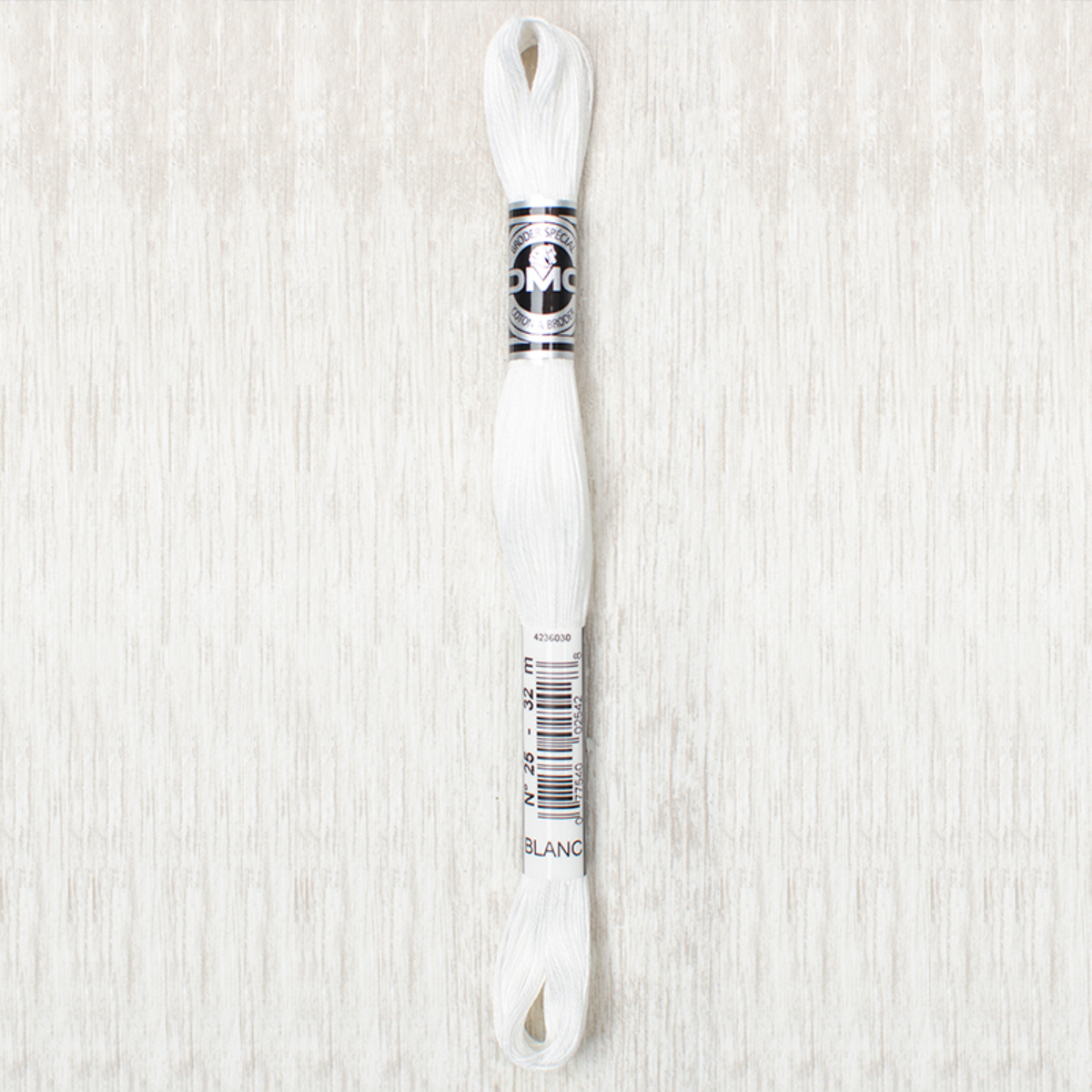 DMC Fine Broder Cotton No.20 BLANC White (Skein)