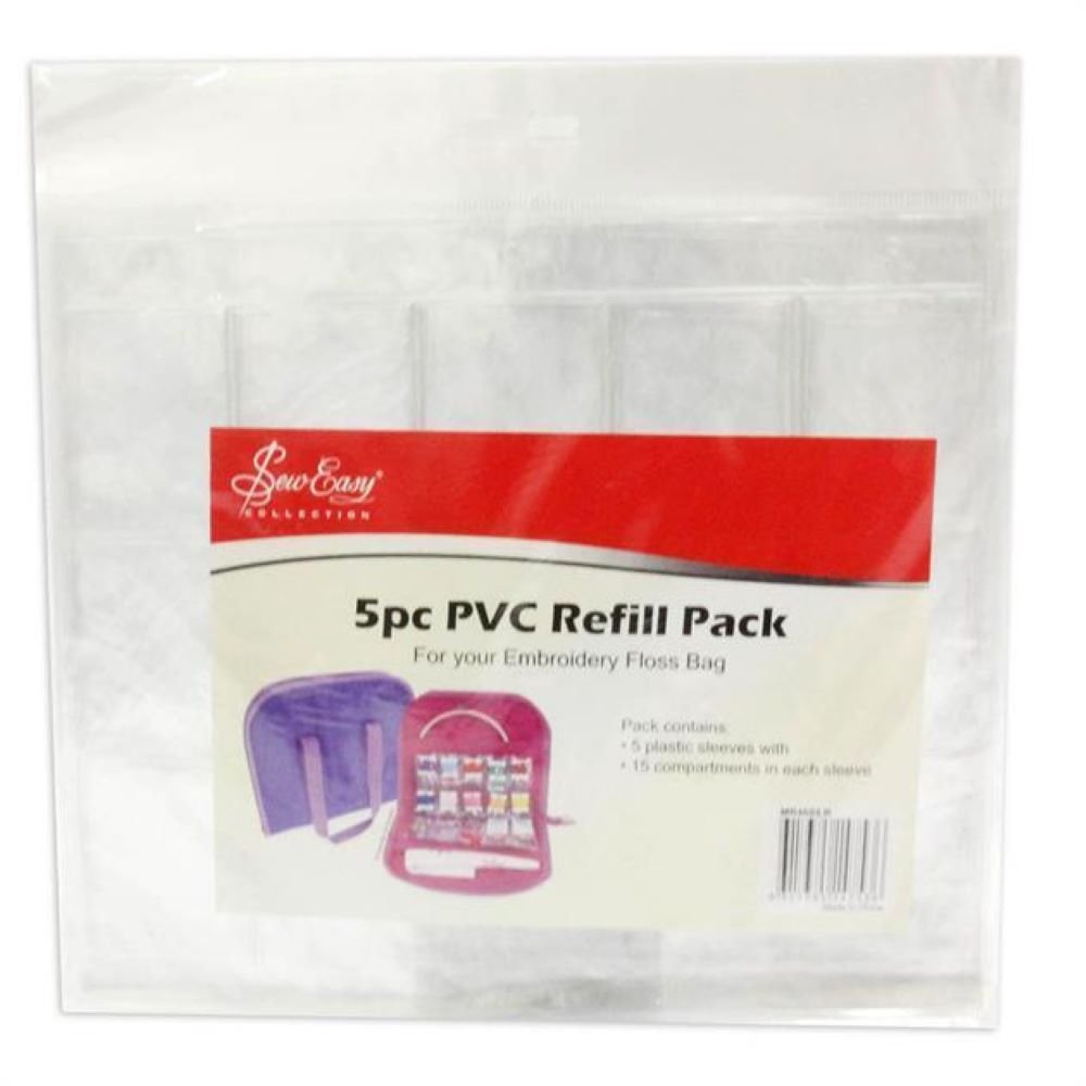 Embroidery Floss Bag Refills, 5 pack - Crafty Hobbies Australia