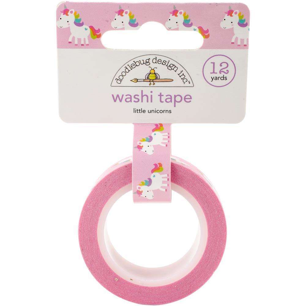 Fairy Tales Washi Tape Unicorn 15mmX12yd - Crafty Hobbies Australia
