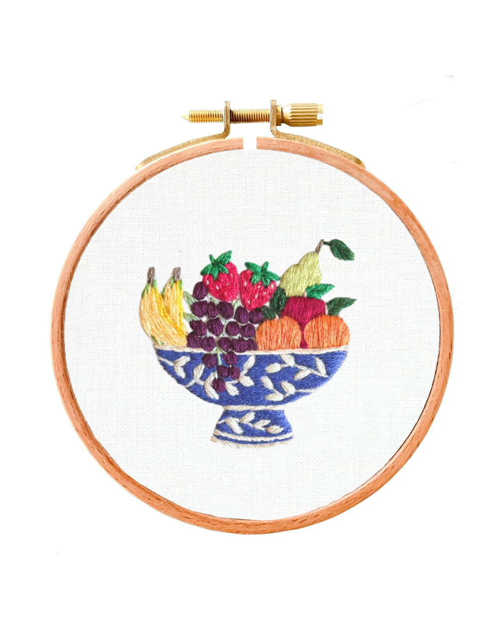 Fruit Bowl Embroidery Kit